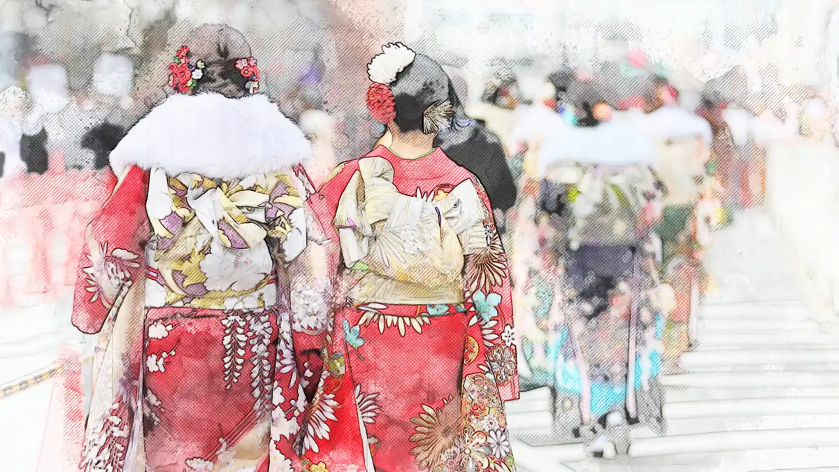 水彩画風加工後 入学・卒業・成人003