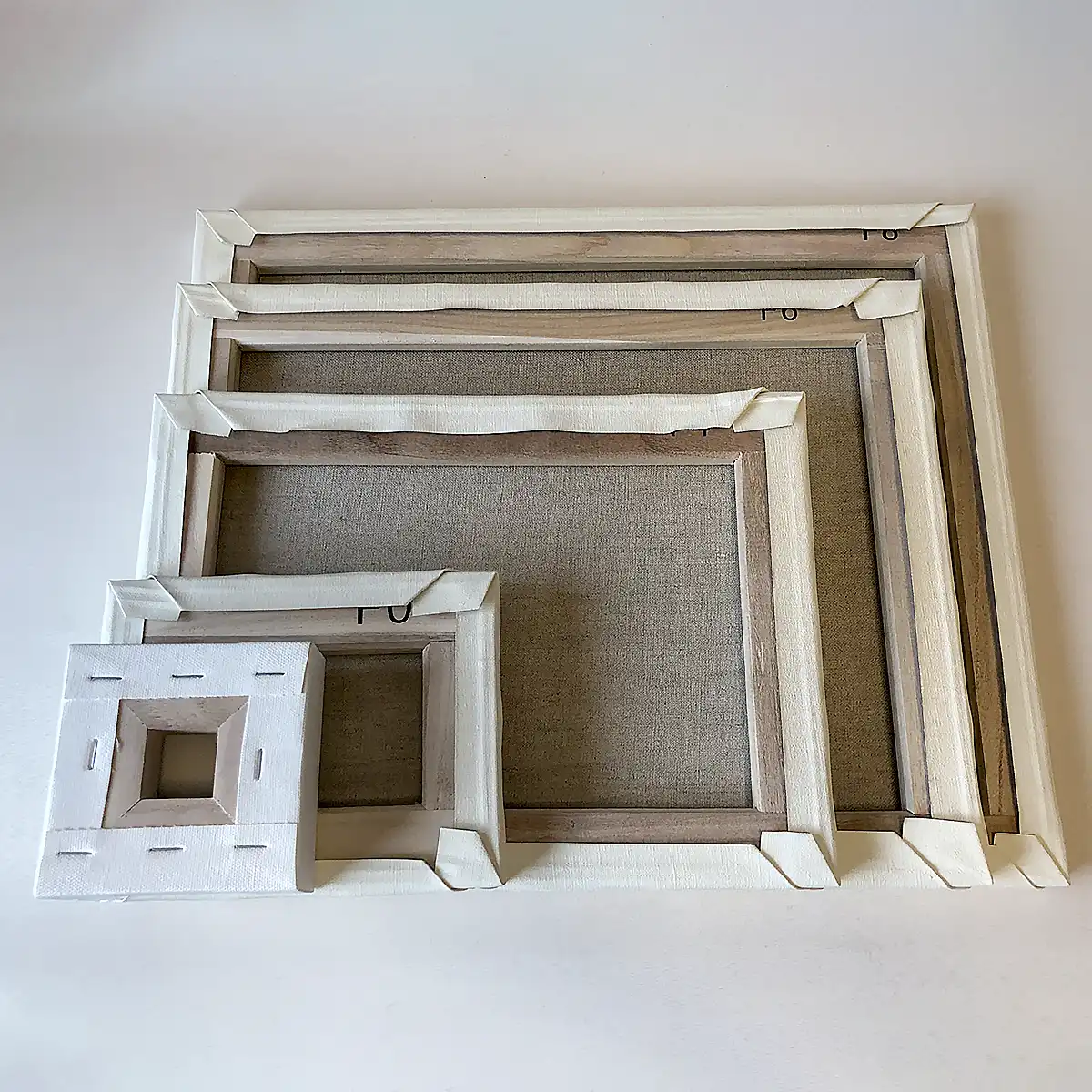 キャンバスプリント裏面