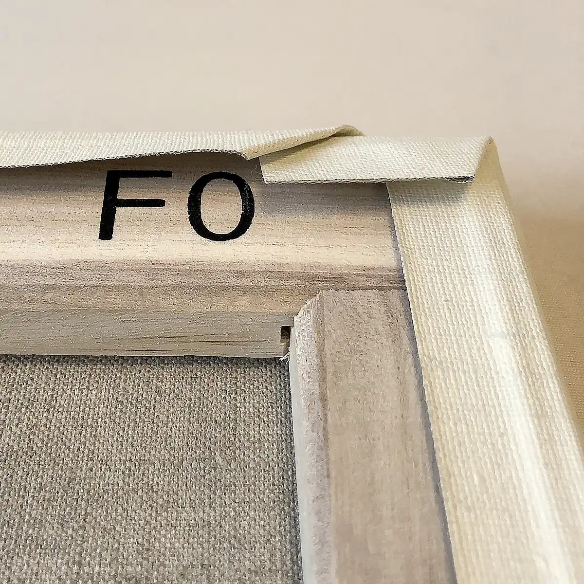 キャンバスプリントF0裏面