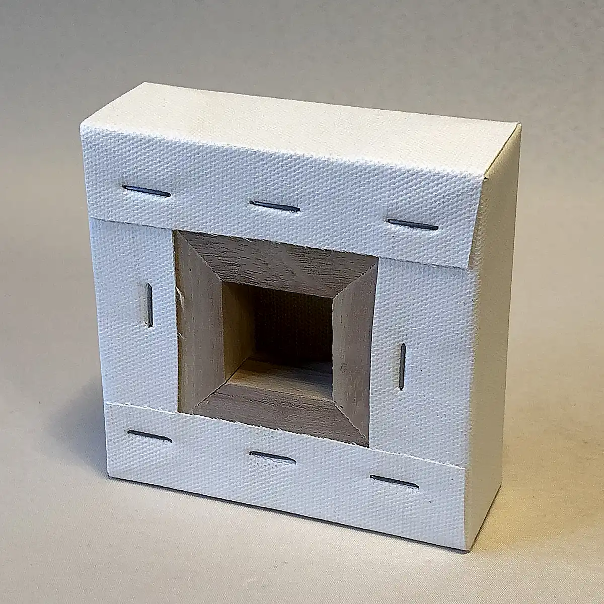 キャンバスプリント正方形裏面